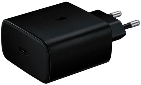 СЗУ Samsung 45W USB-C с кабелем Type-C на Type-C (черный)