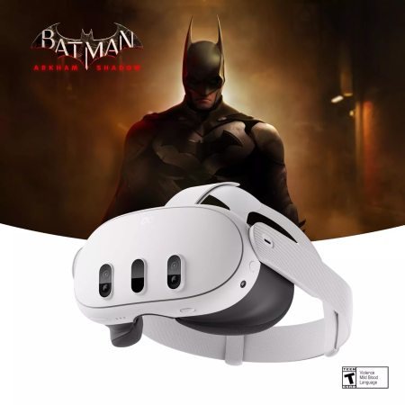 Шлем виртуальной реальности Oculus Quest 3 512gb, белый (с игрой Batman: Arkham Shadow)