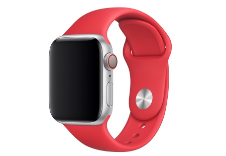Силиконовый ремешок для Apple Watch 38/40 мм, Китайский красный
