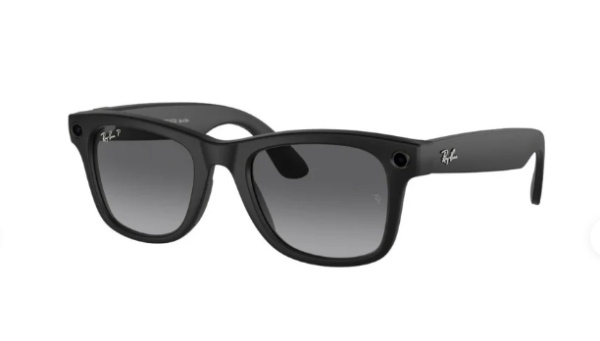 Ray-Ban RW4008 Wayfarer Matte Black/Polar Gradient Graphite 601ST3 Size 53 (L)