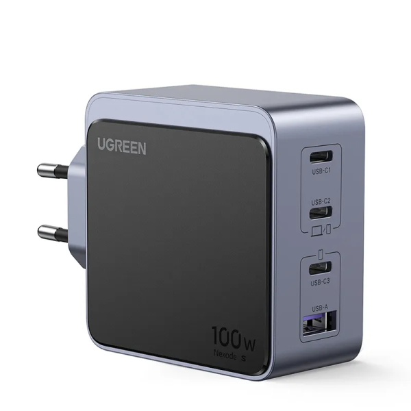 СЗУ NOXO CHN-P-3 GaN Charger 3Type-C + 1USB 100Вт 