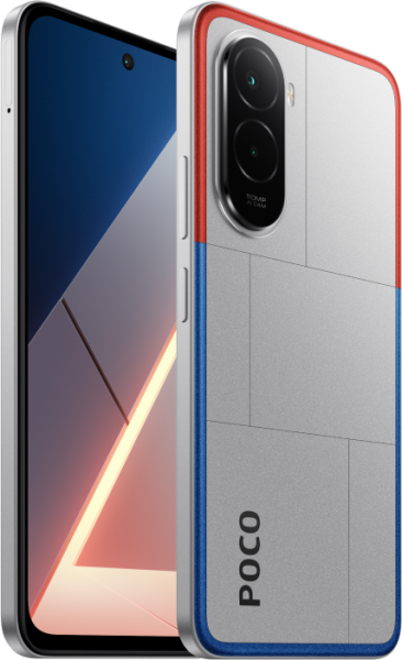 Смартфон Xiaomi Poco M7 6GB / 128GB Серебристый RU