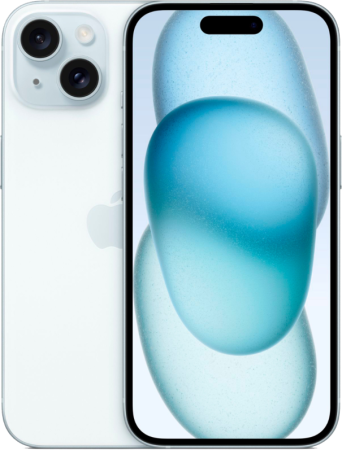 Смартфон Apple iPhone 15 128Gb голубой
